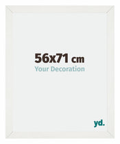 Mura MDF Photo Frame 56x71cm White Wiped Front Size | Yourdecoration.com