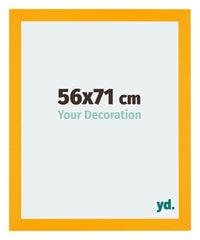 Mura MDF Photo Frame 56x71cm Yellow Front Size | Yourdecoration.com