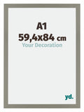 Mura MDF Photo Frame 59 4x84cm A1 Gray Front Size | Yourdecoration.com