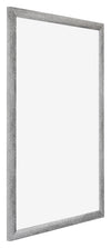 Mura MDF Photo Frame 59 4x84cm A1 Gray Wiped Front Oblique | Yourdecoration.com