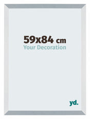 Mura MDF Photo Frame 59x84cm Aluminum Brushed Front Size | Yourdecoration.com