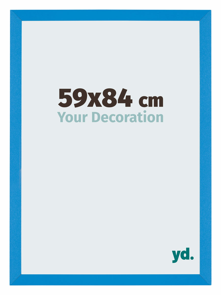 Mura MDF Photo Frame 59x84cm Bright Blue Front Size | Yourdecoration.com