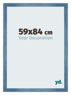 Mura MDF Photo Frame 59x84cm Clear Blue Swept Front Size | Yourdecoration.com