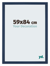 Mura MDF Photo Frame 59x84cm Dark Blue Swept Front Size | Yourdecoration.com