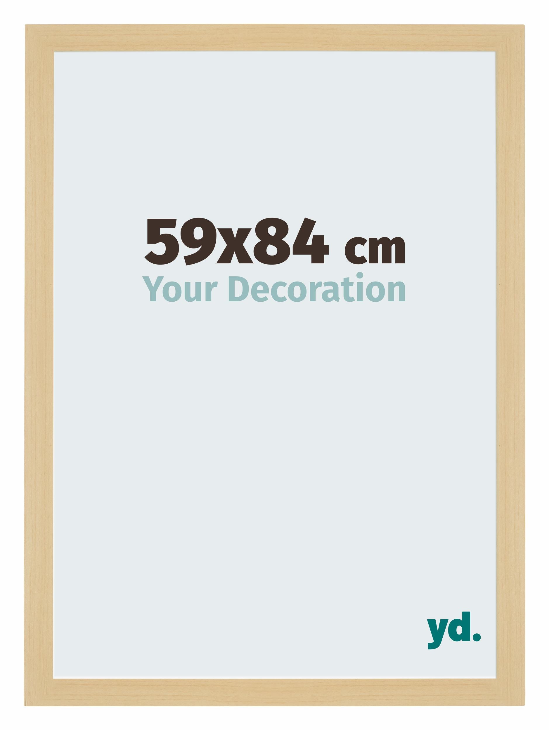 Mura MDF Photo Frame 59x84cm Maple Decor Front Size | Yourdecoration.com