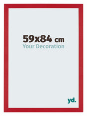 Mura MDF Photo Frame 59x84cm Red Front Size | Yourdecoration.com