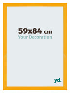 Mura MDF Photo Frame 59x84cm Yellow Front Size | Yourdecoration.com