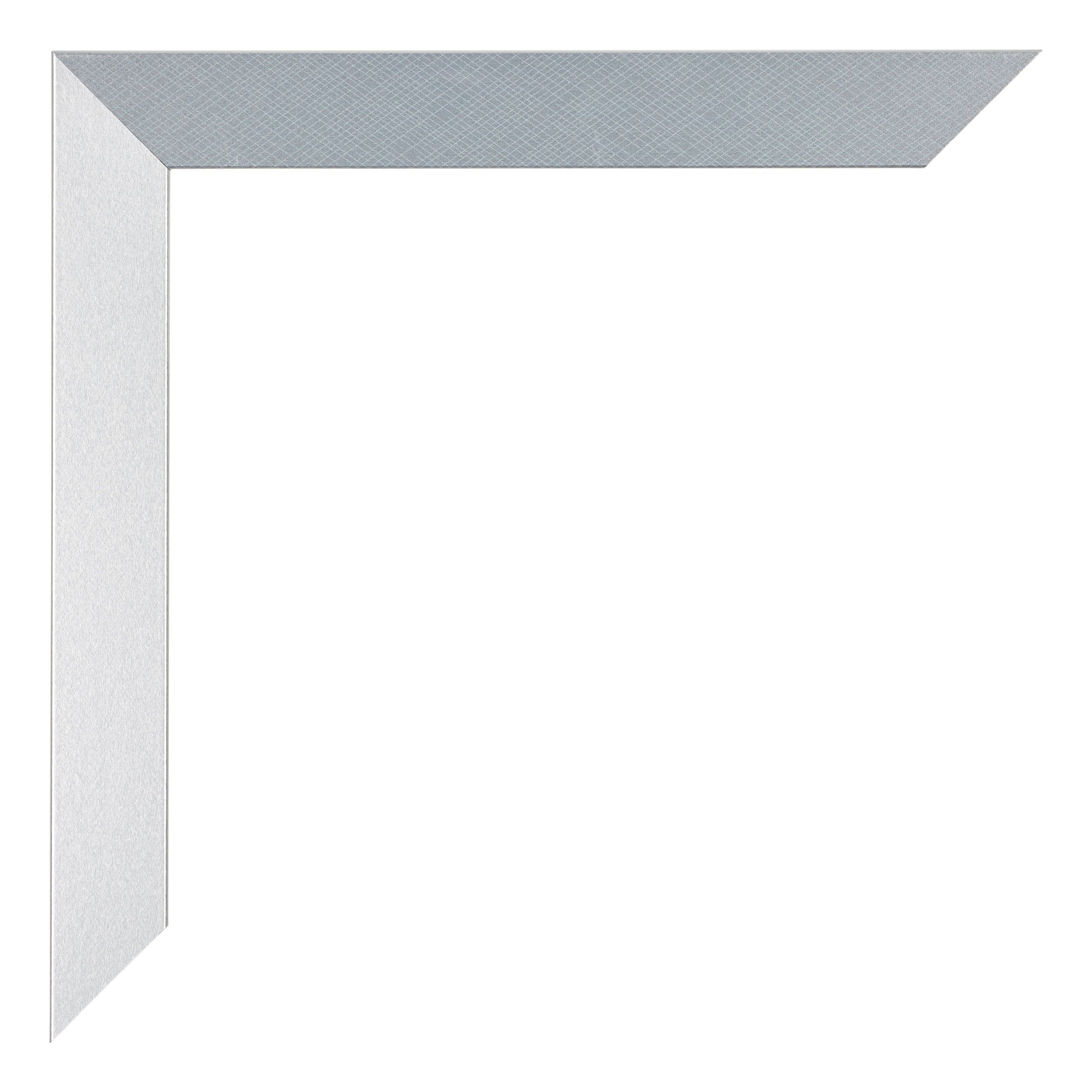 Mura MDF Photo Frame 60x60cm Aluminum Brushed Detail Corner | Yourdecoration.com