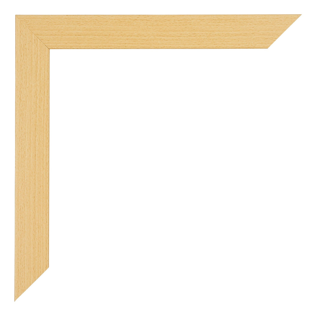 Mura MDF Photo Frame 60x60cm Beech Design Detail Corner | YourDesignation.com