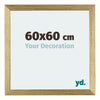 Mura MDF Photo Frame 60x60cm Gold Shiny Front Size | Yourdecoration.com