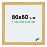 Mura MDF Photo Frame 60x60cm Pine Design Front Size | Yourdecoration.com