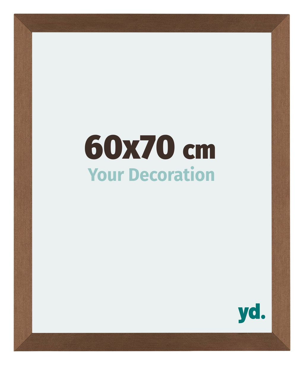 Mura MDF Photo Frame 60x70cm Copper Design Front Size | Yourdecoration.com
