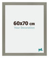 Mura MDF Photo Frame 60x70cm Gray Front Size | Yourdecoration.com