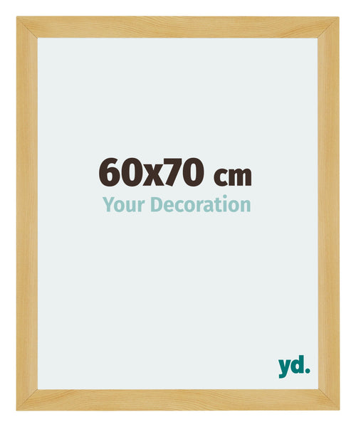 Mura MDF Photo Frame 60x70cm Pine Design Front Size | Yourdecoration.com