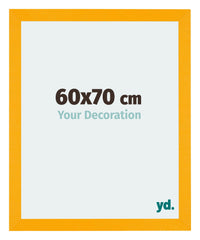 Mura MDF Photo Frame 60x70cm Yellow Front Size | Yourdecoration.com