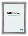 Mura MDF Photo Frame 60x80cm Gray Wiped Front Size | Yourdecoration.com