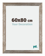 Mura MDF Photo Frame 60x80cm Metal Vintage Front Size | Yourdecoration.com