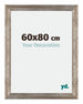 Mura MDF Photo Frame 60x80cm Metal Vintage Front Size | Yourdecoration.com
