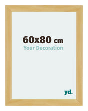 Mura MDF Photo Frame 60x80cm Pine Design Front Size | Yourdecoration.com