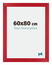 Mura MDF Photo Frame 60x80cm Red Front Size | Yourdecoration.com