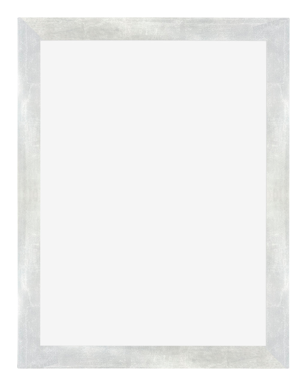 Mura MDF Photo Frame 60x80cm Silver Glossy Vintage Front | Yourdecoration.com