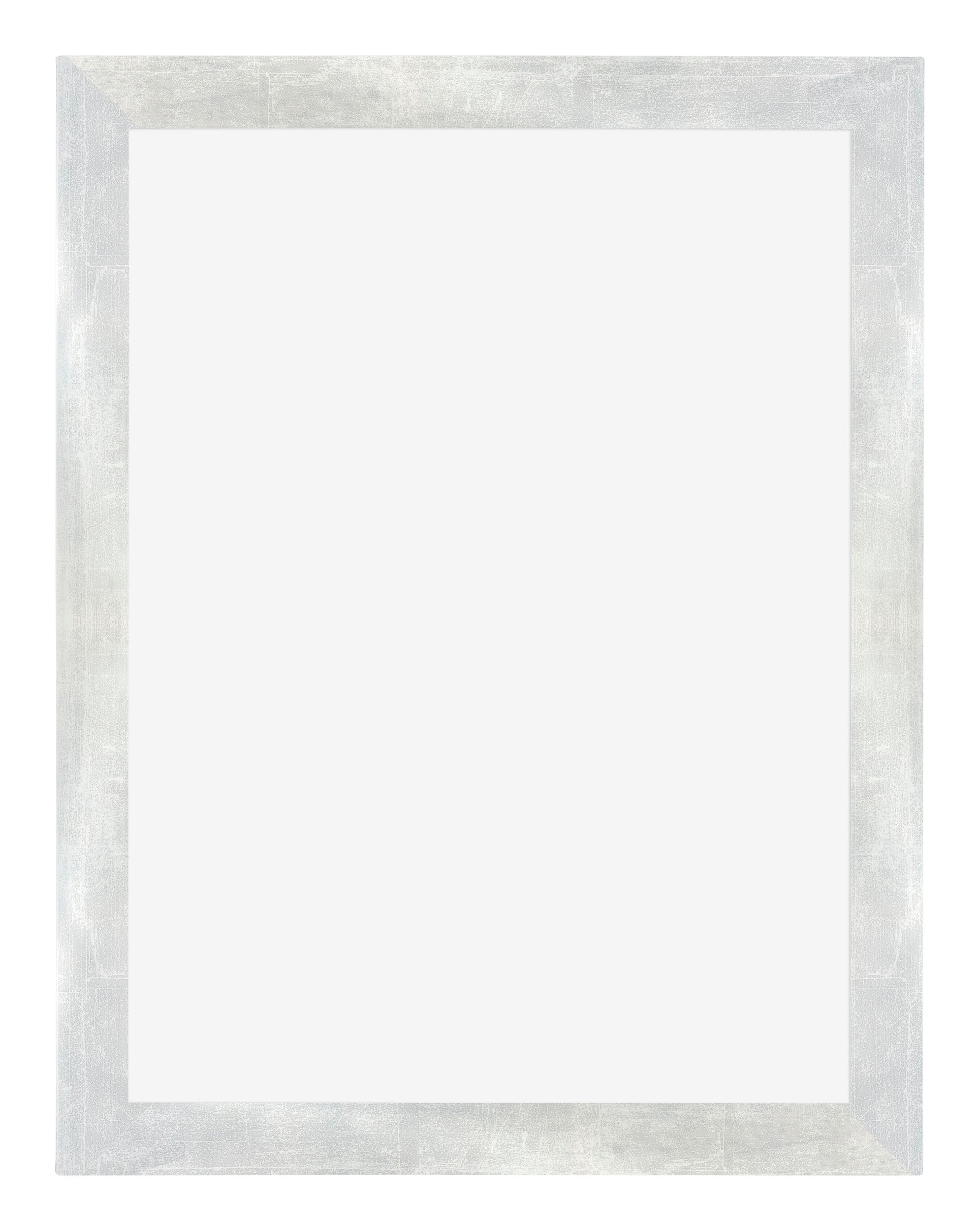 Mura MDF Photo Frame 60x80cm Silver Glossy Vintage Front | Yourdecoration.com