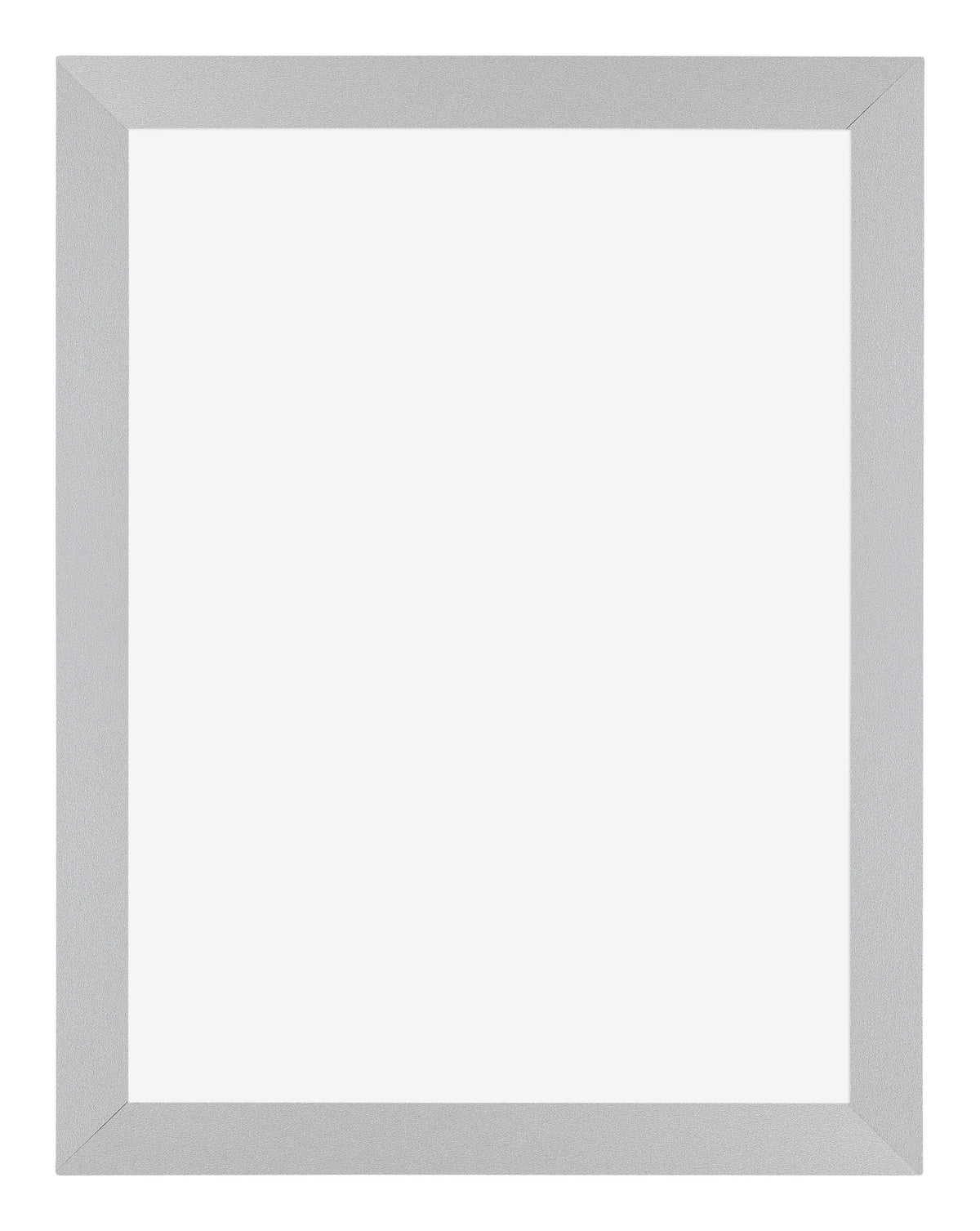 Mura MDF Photo Frame 60x80cm Silver Matte Front | Yourdecoration.com