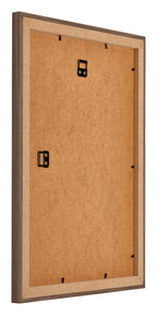 Mura MDF Photo Frame 60x80cm Walnut Dark Back Oblique | Yourdecoration.com