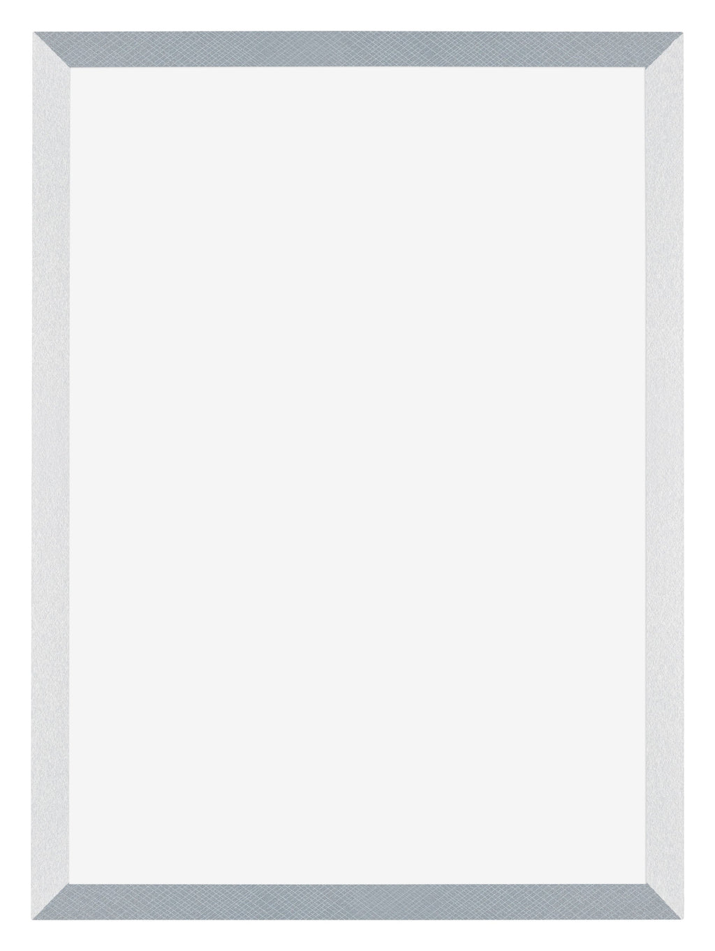 Mura MDF Photo Frame 60x84cm Aluminum Brushed Front | Yourdecoration.com