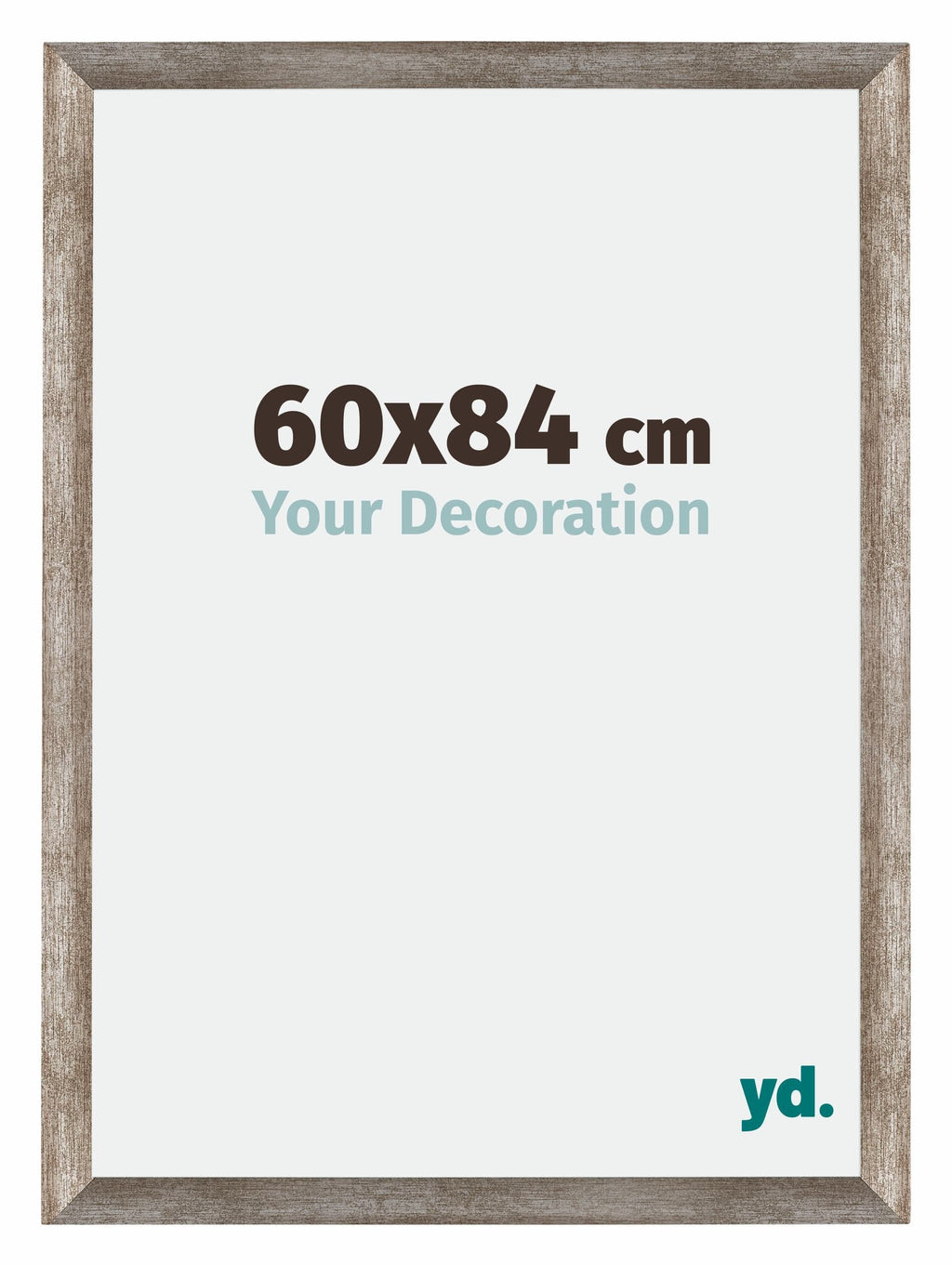 Mura MDF Photo Frame 60x84cm Metal Vintage Front Size | Yourdecoration.com