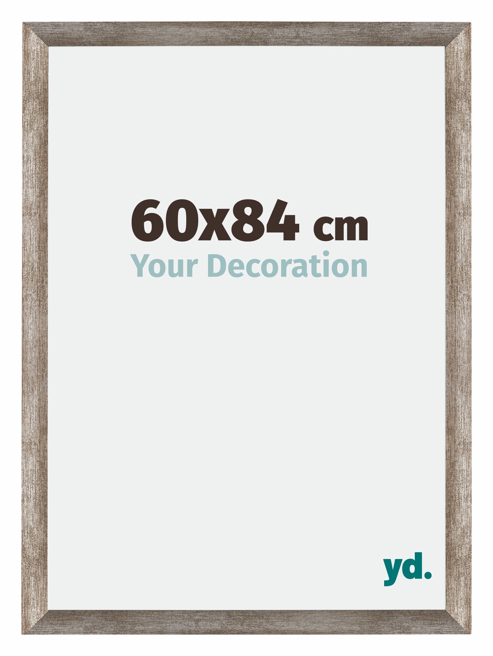 Mura MDF Photo Frame 60x84cm Metal Vintage Front Size | Yourdecoration.com