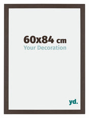 Mura MDF Photo Frame 60x84cm Oak Dark Front Size | Yourdecoration.com