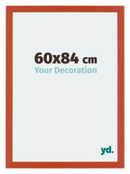 Mura MDF Photo Frame 60x84cm Orange Front Size | Yourdecoration.com