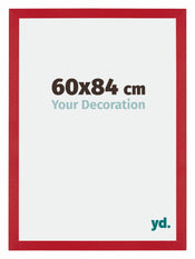 Mura MDF Photo Frame 60x84cm Red Front Size | Yourdecoration.com
