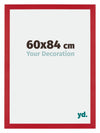Mura MDF Photo Frame 60x84cm Red Front Size | Yourdecoration.com