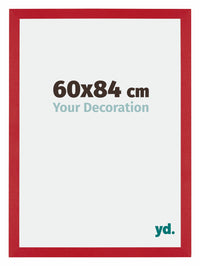 Mura MDF Photo Frame 60x84cm Red Front Size | Yourdecoration.com
