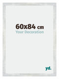 Mura MDF Photo Frame 60x84cm Silver Glossy Vintage Front Size | Yourdecoration.com