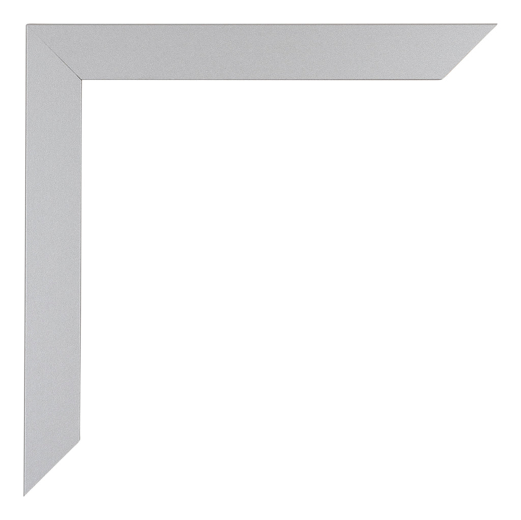 Mura MDF Photo Frame 60x84cm Silver Matte Detail Corner | Yourdecoration.com