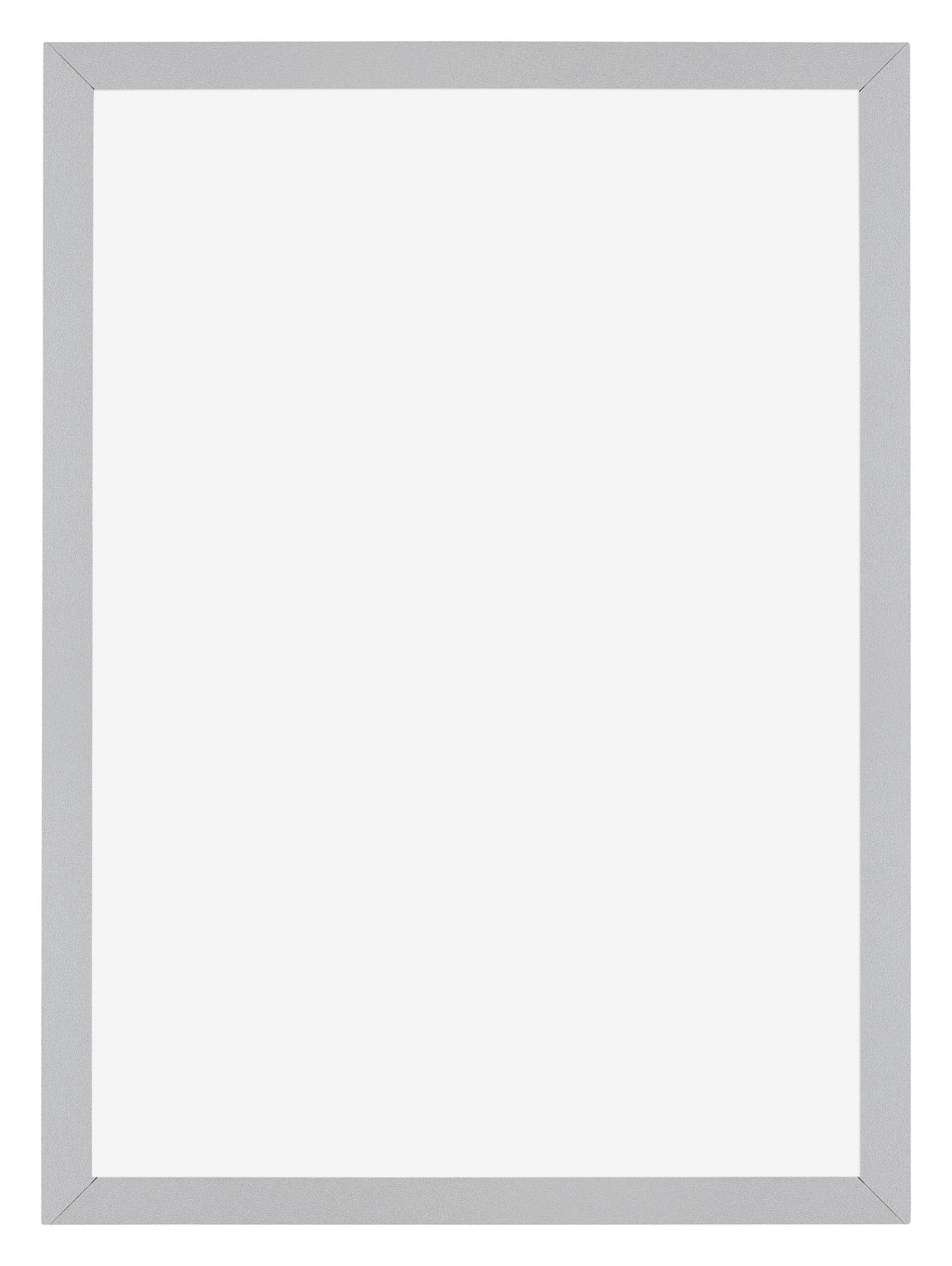 Mura MDF Photo Frame 60x84cm Silver Matte Front | Yourdecoration.com