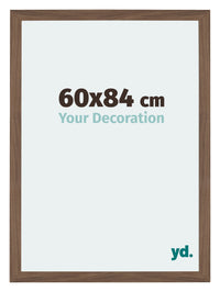 Mura MDF Photo Frame 60x84cm Walnut Dark Front Size | Yourdecoration.com