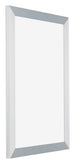 Mura MDF Photo Frame 60x85cm Aluminum Brushed Front Oblique | Yourdecoration.com
