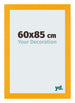 Mura MDF Photo Frame 60x85cm Yellow Front Size | Yourdecoration.com