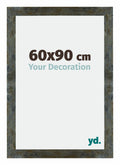 Mura MDF Photo Frame 60x90cm Blue Gold Melange Front Size | Yourdecoration.com