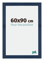 Mura MDF Photo Frame 60x90cm Dark Blue Swept Front Size | Yourdecoration.com