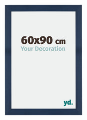 Mura MDF Photo Frame 60x90cm Dark Blue Swept Front Size | Yourdecoration.com