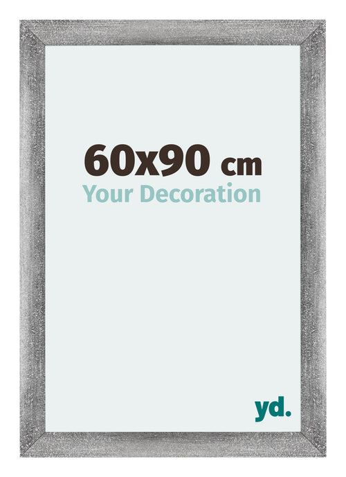Mura MDF Photo Frame 60x90cm Gray Wiped Front Size | Yourdecoration.com