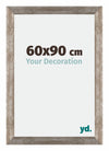 Mura MDF Photo Frame 60x90cm Metal Vintage Front Size | Yourdecoration.com