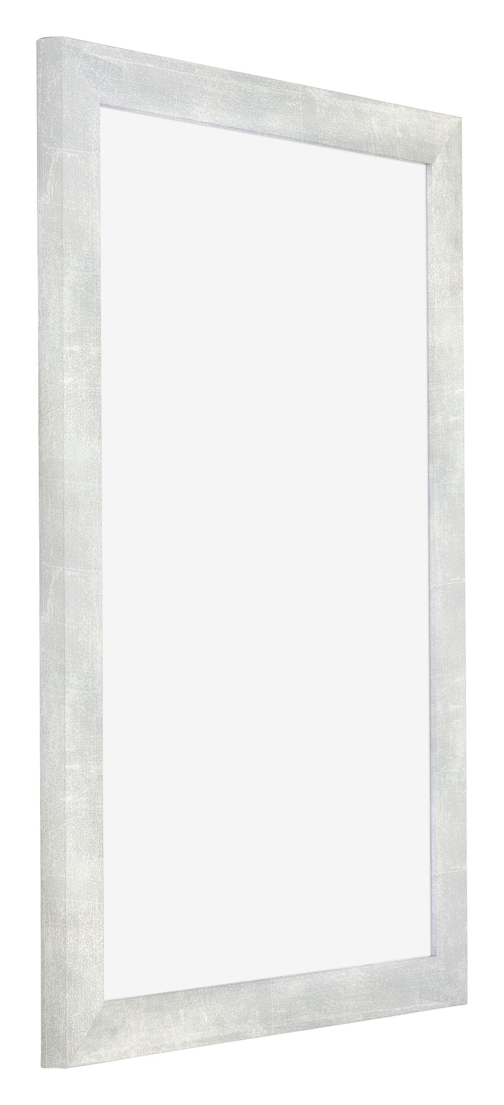 Mura MDF Photo Frame 60x90cm Silver Glossy Vintage Front Oblique | Yourdecoration.com