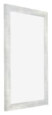Mura MDF Photo Frame 60x90cm Silver Glossy Vintage Front Oblique | Yourdecoration.com