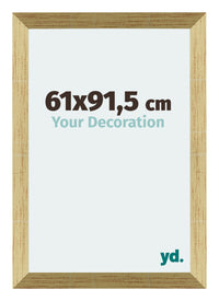 Mura MDF Photo Frame 61x91 5cm Gold Shiny Front Size | Yourdecoration.com